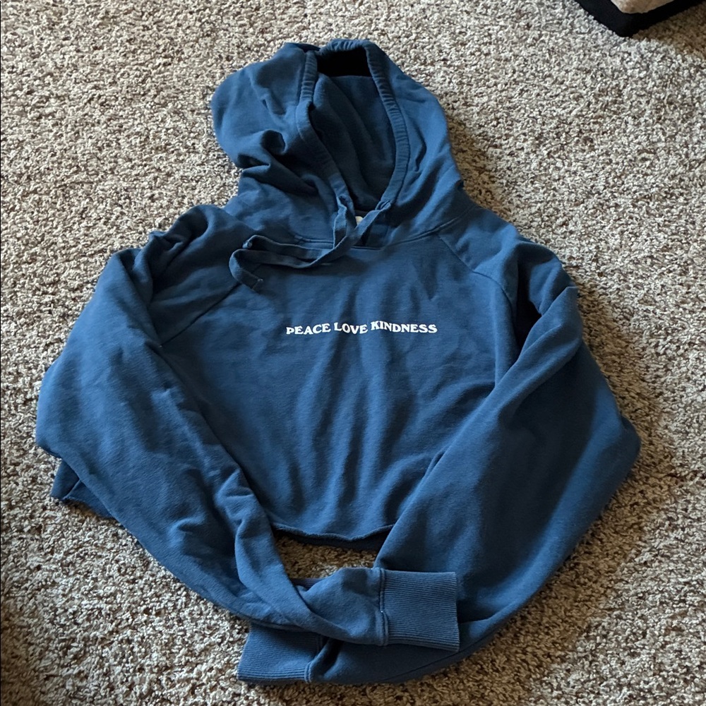 Spiritual Gangster cropped hoodie